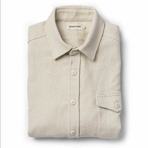 Taylor Stitch Cash Shirt in Natural Sashiko